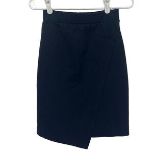 Three Dots Blue Asymmetrical Mini Skirt Size XS Women's